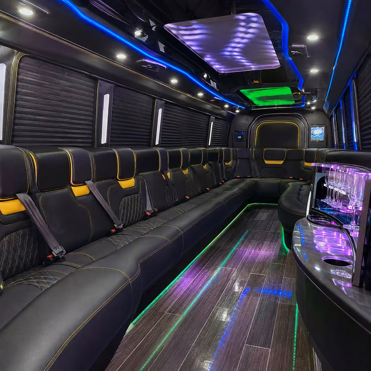 chrysler 300 limo interior